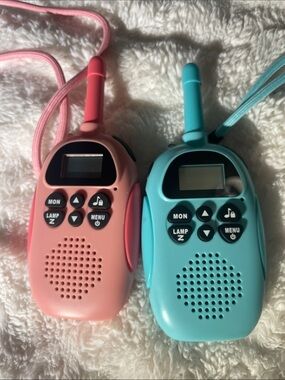 Kids Two-Way Walkie Talkies - Pink & Blue